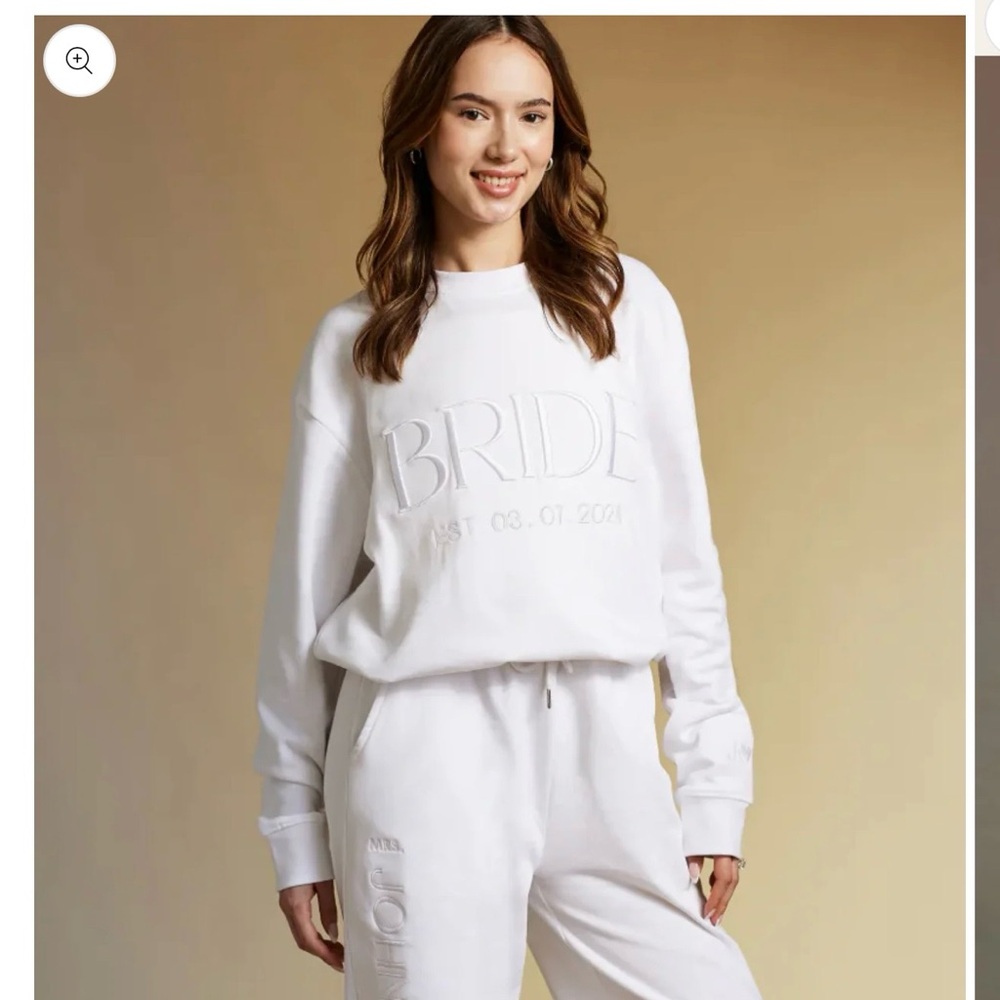 White Bride Joggers